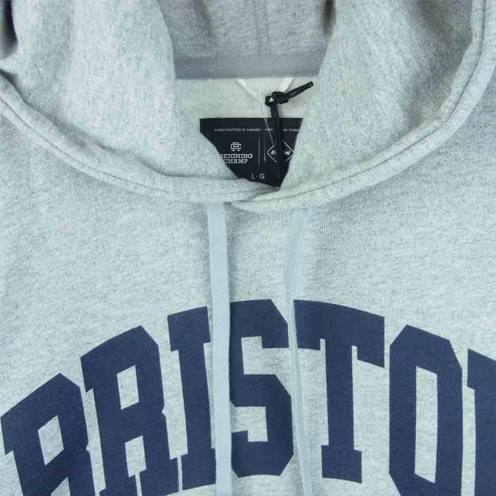 F.C.R.B. エフシーアールビー REIGNING CHAMP レイニングチャンプ 21AW FCRB-212127 TRAINING HOODIE トレーニング フーディ パーカー グレー系 L【新古品】【未使用】【中古】