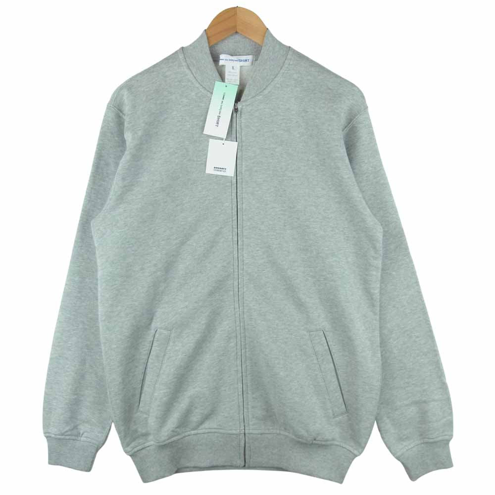 COMME des GARCONS コムデギャルソン SHIRT × KAWS FH-T002-W21-1 カウズ ジップアップ スウェット グレー系 XL【新古品】【未使用】【中古】