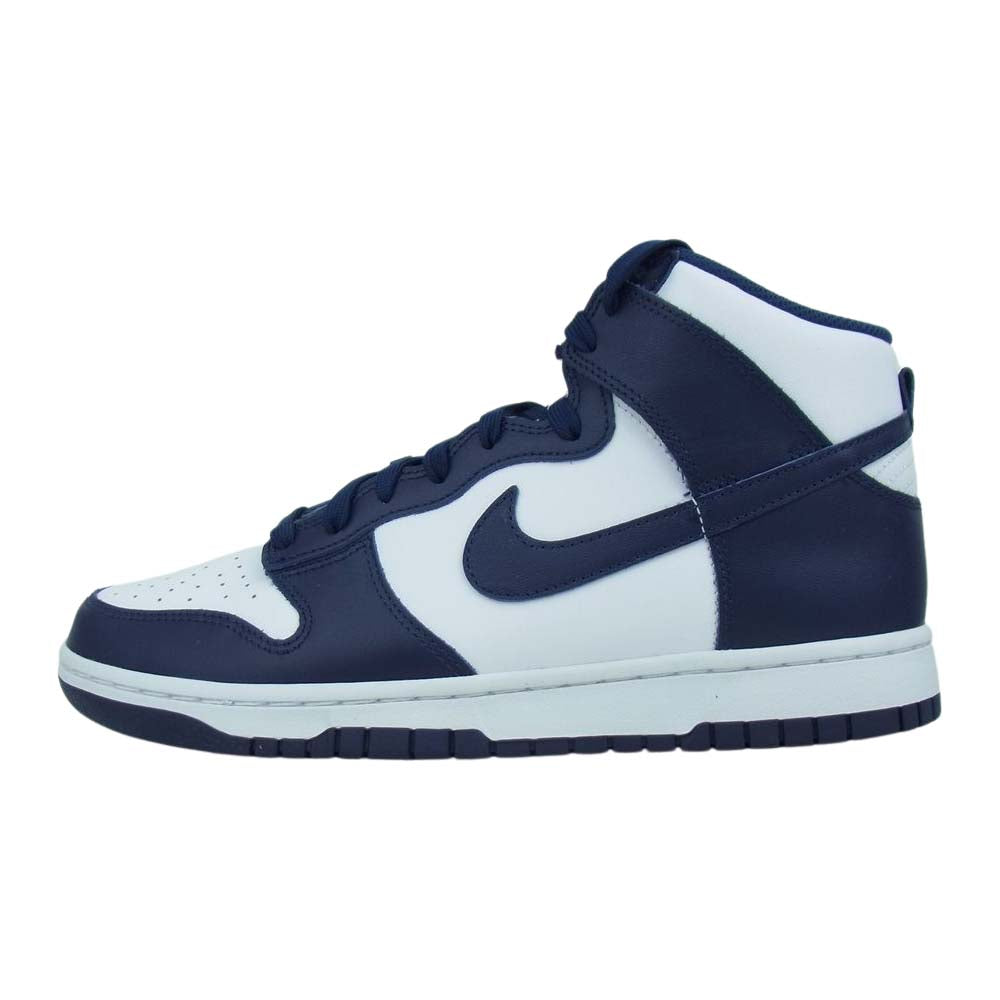 NIKE ナイキ DD1399-104 DUNK HI RETRO ダンク ハイ レトロ ダークネイビー系 ホワイト系 27.5【新古品】【未使用】【中古】