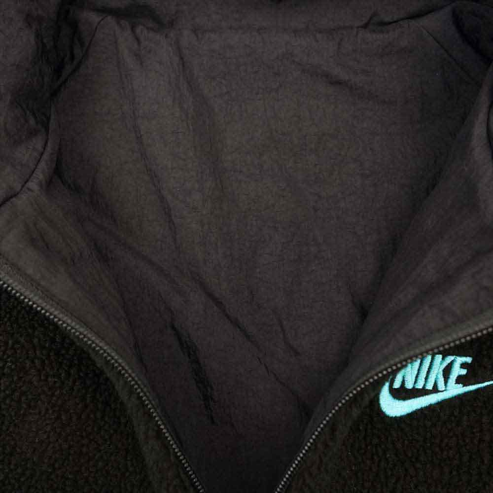 NIKE ナイキ BQ6546-013 atmos BIG SWOOSH BOA JACKET アトモス ビッグ スウッシュ ボア ジャケット ブラック系 M【新古品】【未使用】【中古】