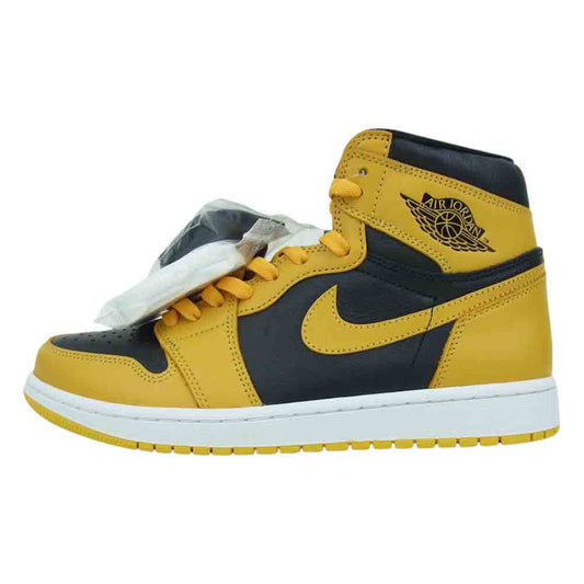 NIKE ナイキ 555088-701 AIR JORDAN 1 RETRO HIGH OG エアジョーダン 1 レトロ ハイ Pollen ブラック系 イエロー系 27.5【新古品】【未使用】【中古】