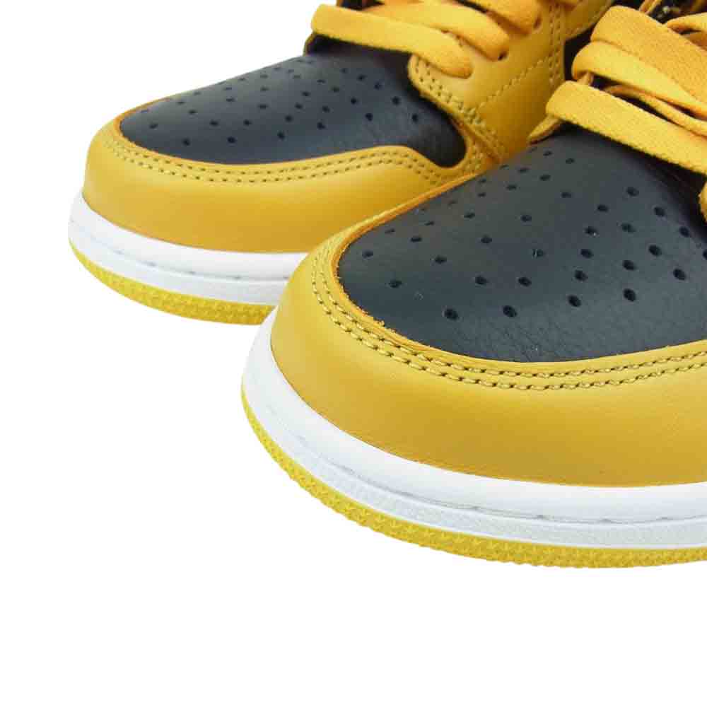 NIKE ナイキ 555088-701 AIR JORDAN 1 RETRO HIGH OG エアジョーダン 1 レトロ ハイ Pollen ブラック系 イエロー系 27.5【新古品】【未使用】【中古】