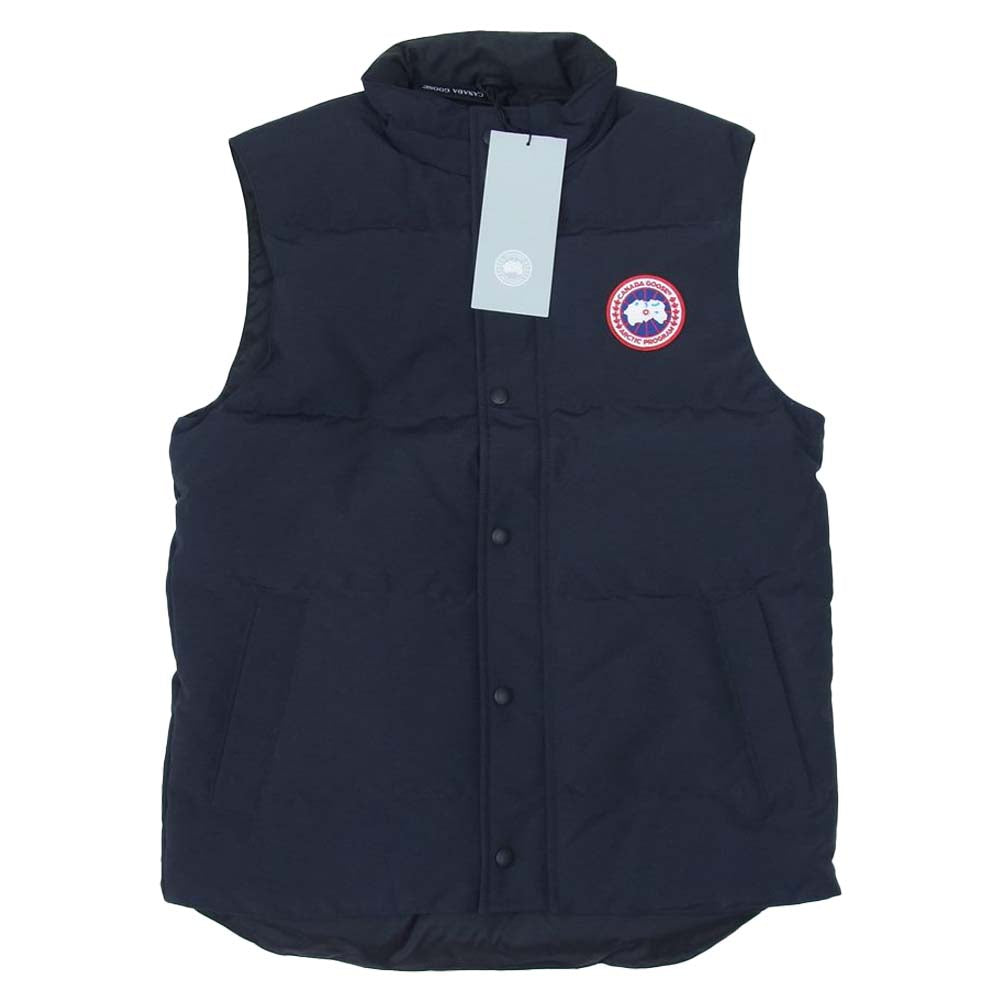 CANADA GOOSE カナダグース 4151M 国内正規品 GARSON VEST ギャルソン ダウン ベスト ネイビー系 M【極上美品】【中古】