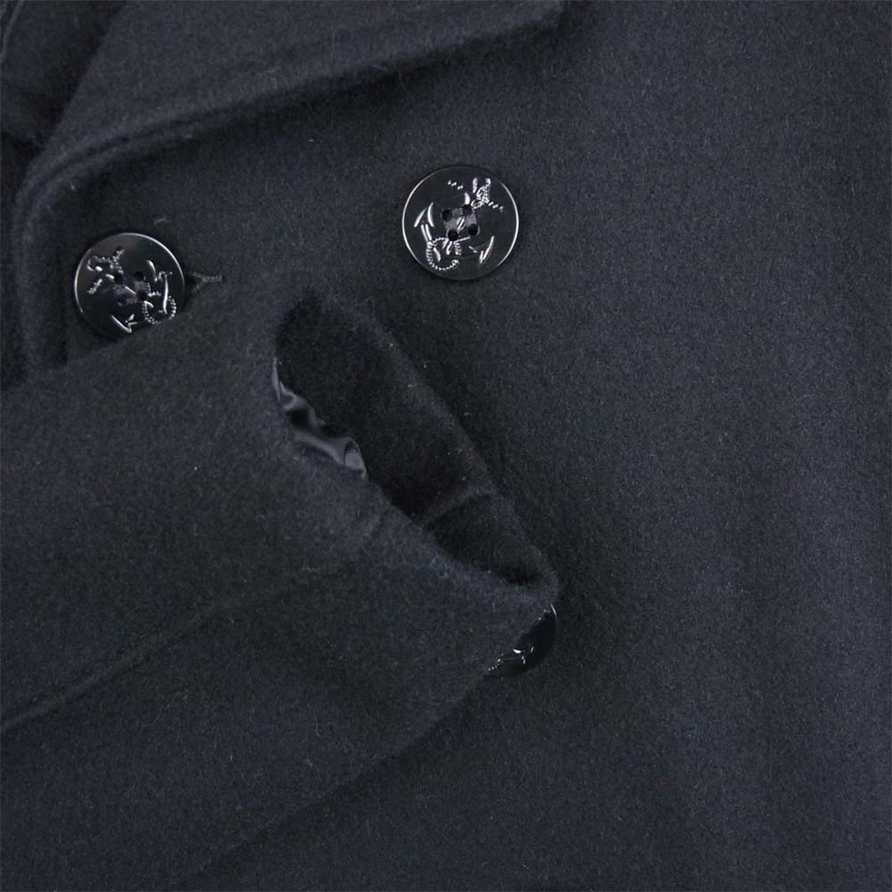 schott ショット 7118 P-COAT ピーコート ウール アメリカ製 ブラック系 38【中古】