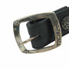 BILL WALL LEATHER ビルウォールレザー SKULL BELT バックル スカル レザー ベルト ブラック系【中古】