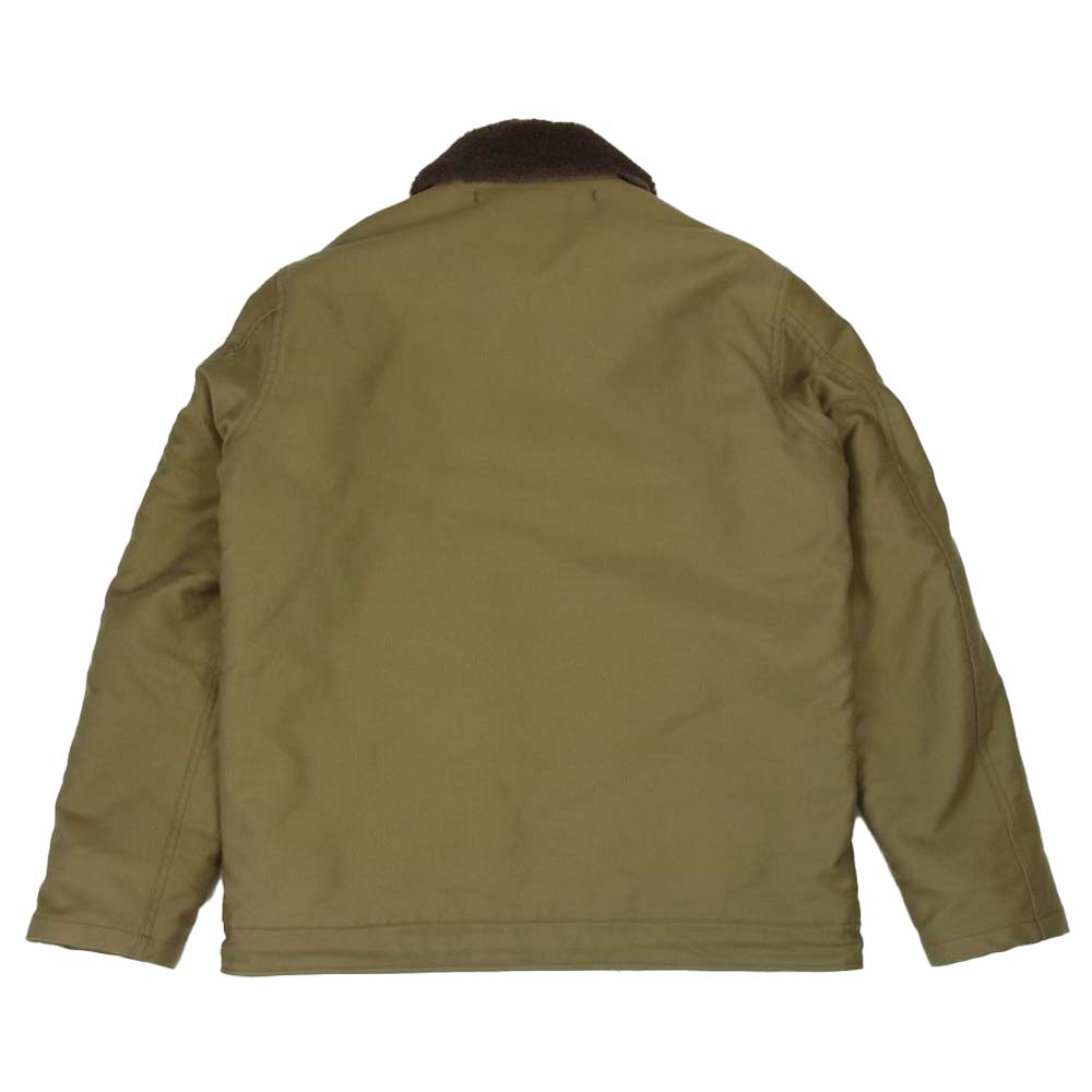 The REAL McCOY'S ザリアルマッコイズ NXsx88197 N-1 DECK JACKET KHAKI デッキジャケット  カーキ系 38【中古】