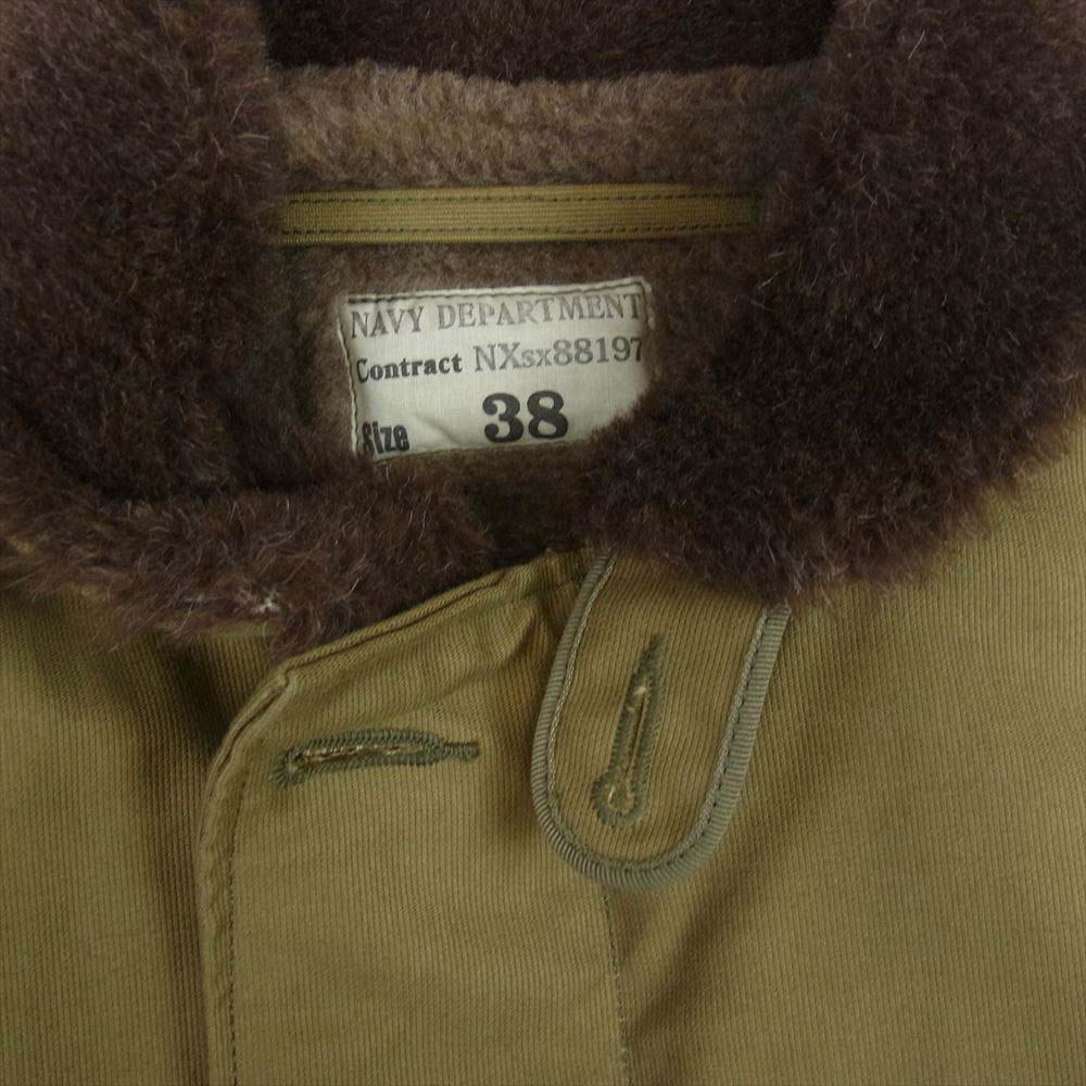 The REAL McCOY'S ザリアルマッコイズ NXsx88197 N-1 DECK JACKET KHAKI デッキジャケット  カーキ系 38【中古】