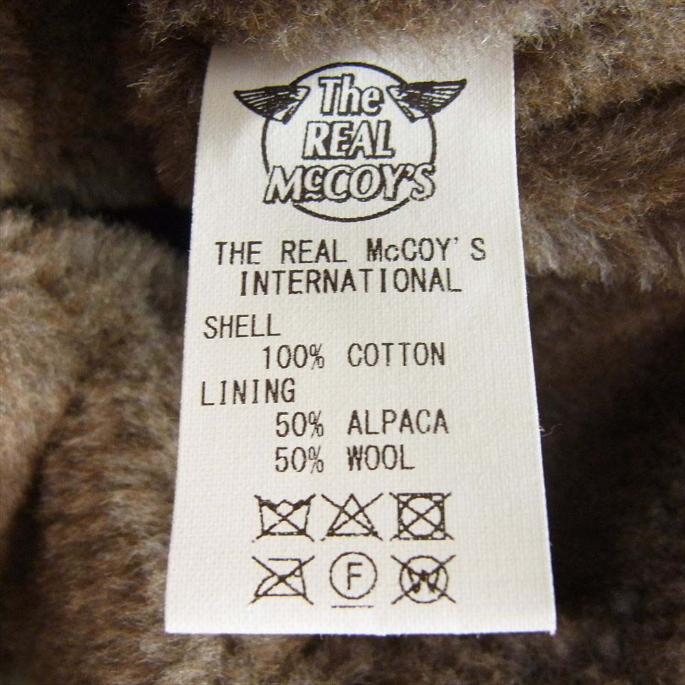 The REAL McCOY'S ザリアルマッコイズ NXsx88197 N-1 DECK JACKET KHAKI デッキジャケット  カーキ系 38【中古】
