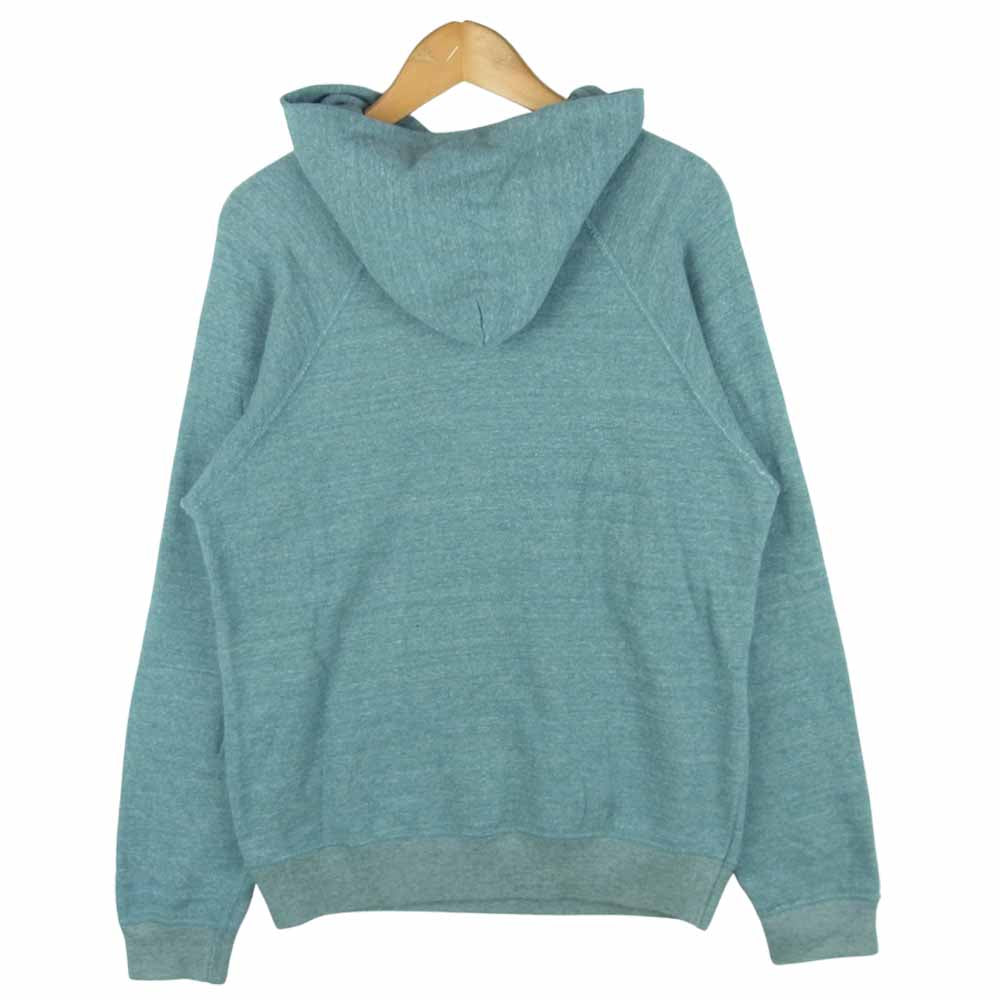 HYSTERIC GLAMOUR ヒステリックグラマー 2CF-4980 ロゴプリント スウェット プルオーバー パーカー 日本製 青緑系 FREE【中古】