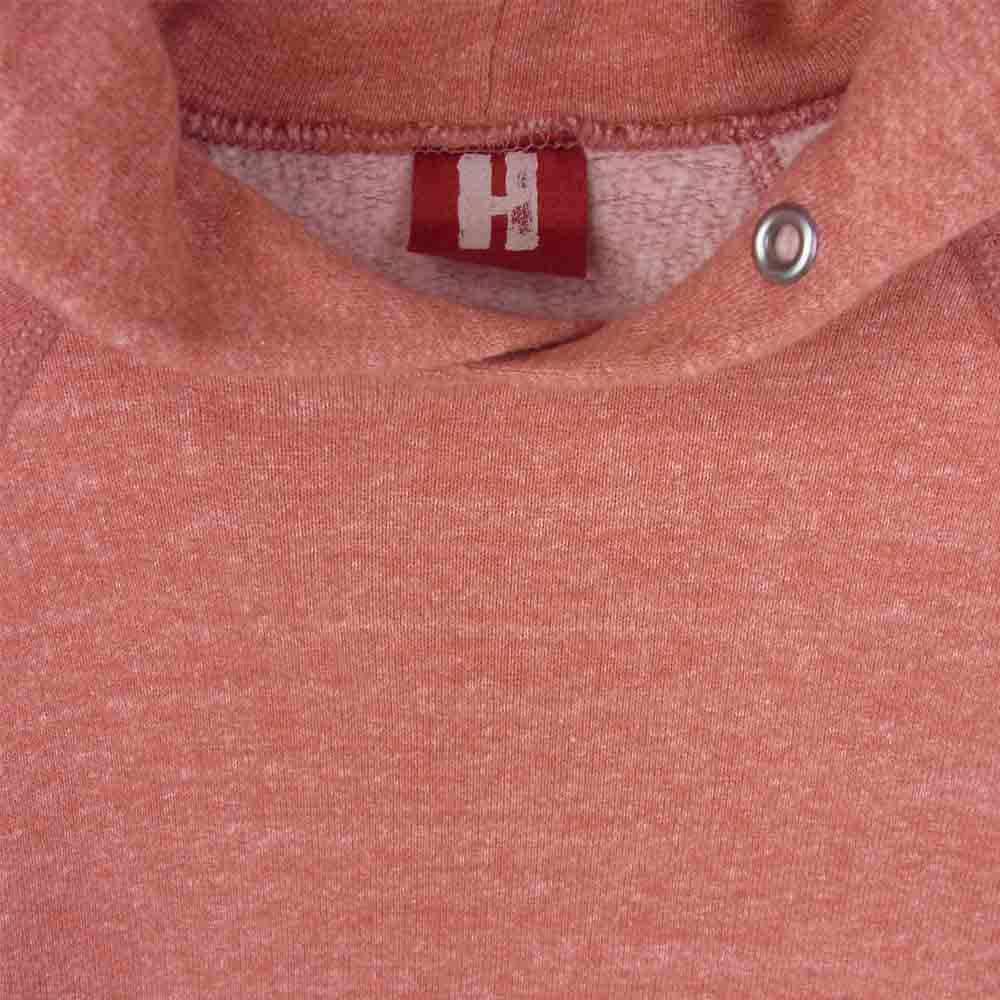 HYSTERIC GLAMOUR ヒステリックグラマー 2CF-4980 ロゴプリント スウェット プルオーバー パーカー 日本製 ピンク系 FREE【中古】