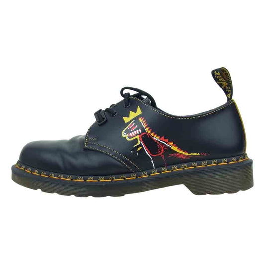 Dr.Martens ドクターマーチン 1461 Basquiat 3 Eye Shoe 27186001 バスキア 3ホール ダービー ブラック系 US M9, L10, EU 42【美品】【中古】
