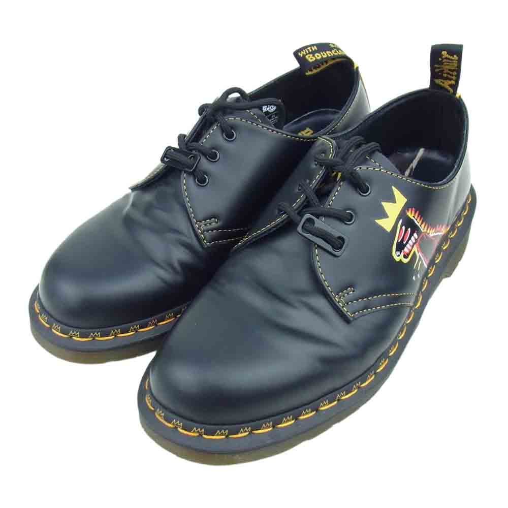 Dr.Martens ドクターマーチン 1461 Basquiat 3 Eye Shoe 27186001 バスキア 3ホール ダービー ブラック系 US M9, L10, EU 42【美品】【中古】