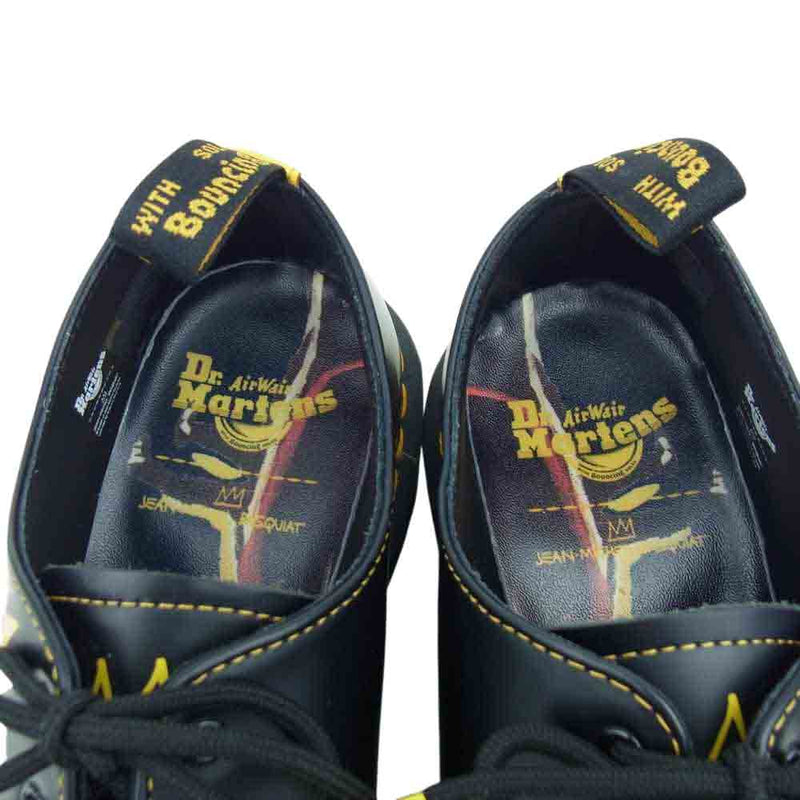 Dr.Martens ドクターマーチン 1461 Basquiat 3 Eye Shoe 27186001 バスキア 3ホール ダービー ブラック系 US M9, L10, EU 42【美品】【中古】