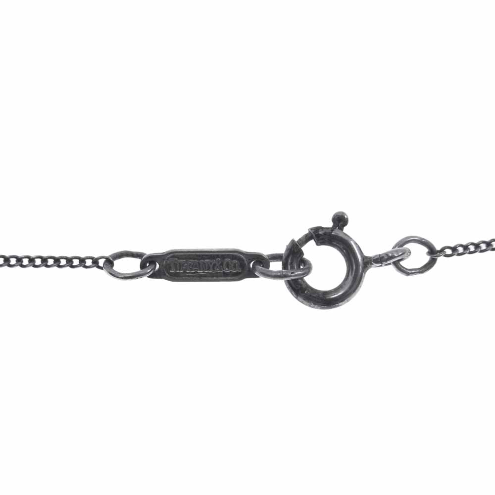 TIFFANY&Co. ティファニー リボンモチーフ ネックレス シルバー系【中古】