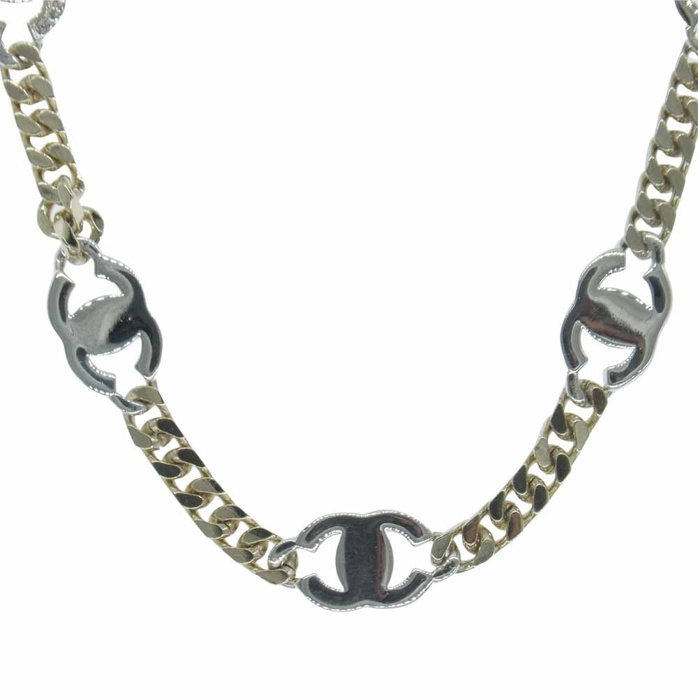 CHANEL シャネル AB6444  ココマーク チェーン ネックレス チョーカー シルバー系 表記無し【中古】