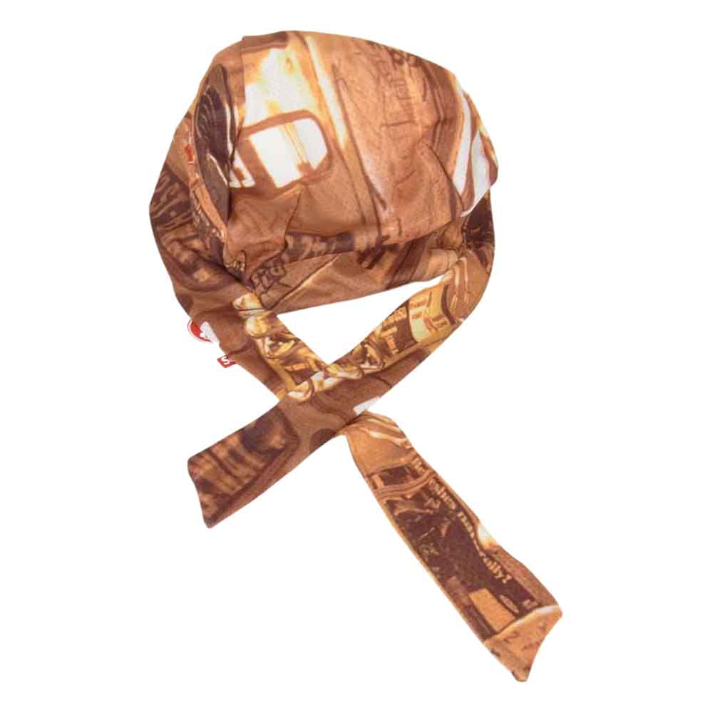 Supreme シュプリーム Castelli Cycling Skull Cap カステリ キャップ オレンジ系 柄【新古品】【未使用】【中古】