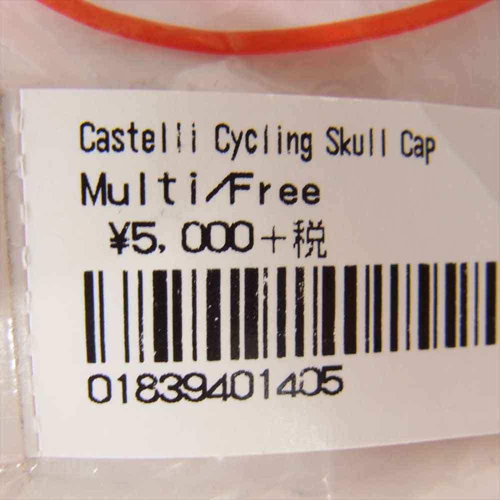 Supreme シュプリーム Castelli Cycling Skull Cap カステリ キャップ オレンジ系 柄【新古品】【未使用】【中古】