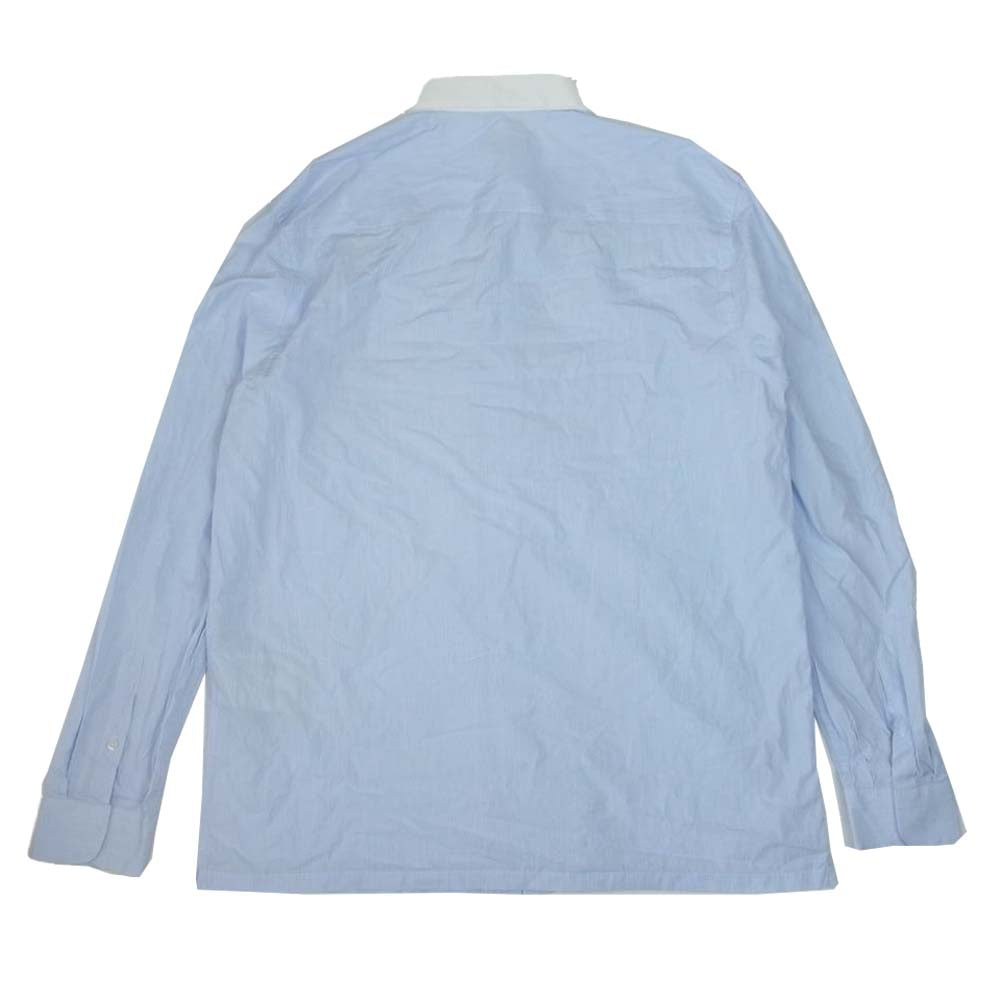 PRADA プラダ スモールカラー 比翼 ライトブルー系 41【中古】