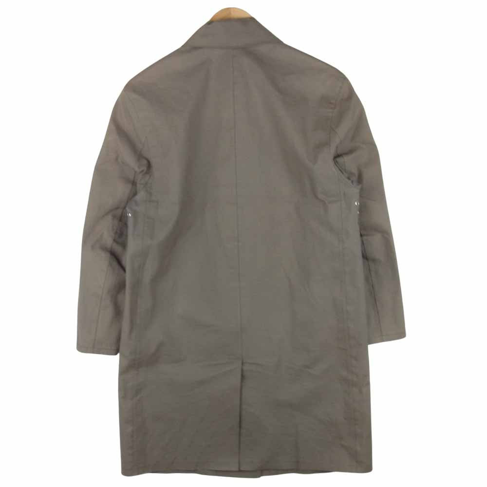 Mackintosh マッキントッシュ ゴム引き ラバーコーティング ステンカラー コート スコットランド製 グレイッシュベージュ系 34【中古】