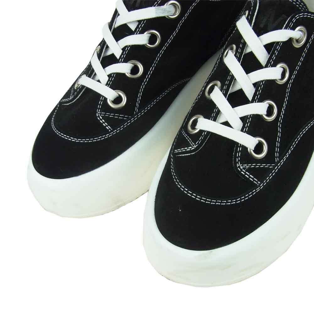 MAISON MARGIELA メゾンマルジェラ MM6 スエードレザー プラットフォーム スニーカー ブラック系 37【中古】