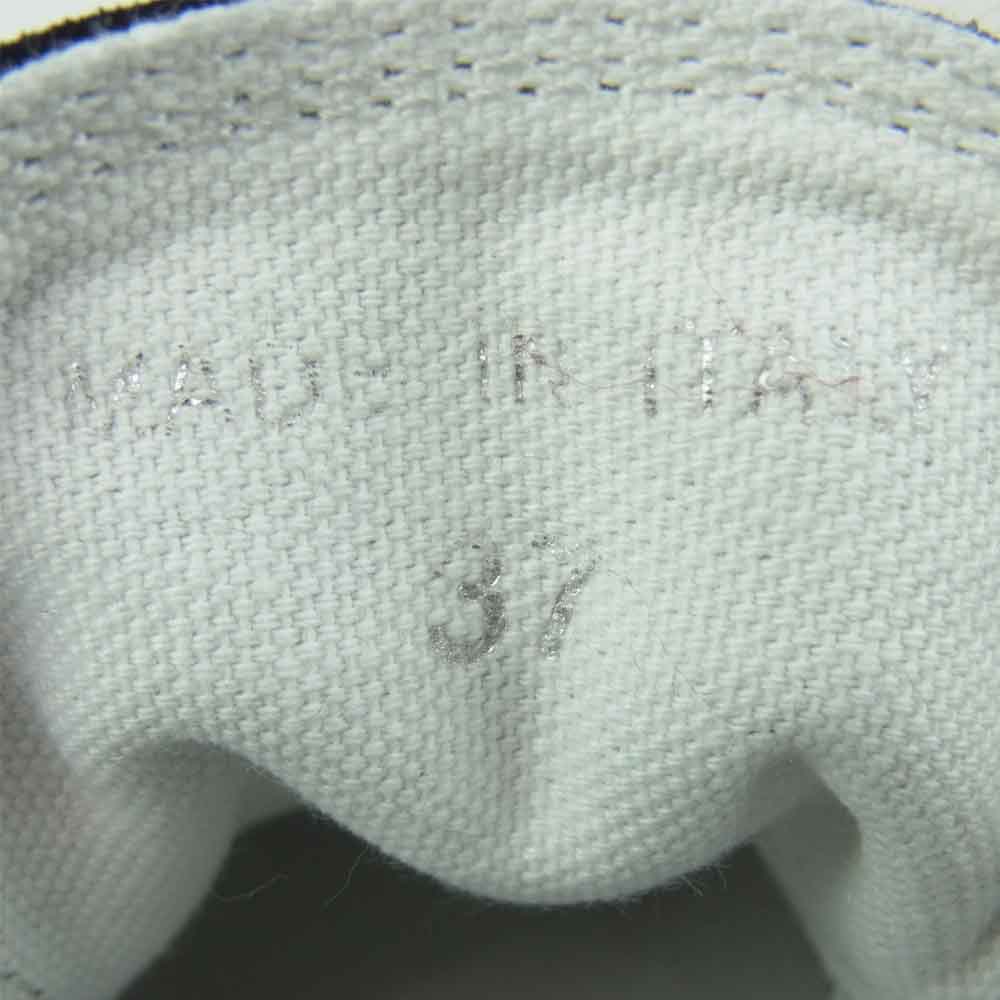 MAISON MARGIELA メゾンマルジェラ MM6 スエードレザー プラットフォーム スニーカー ブラック系 37【中古】
