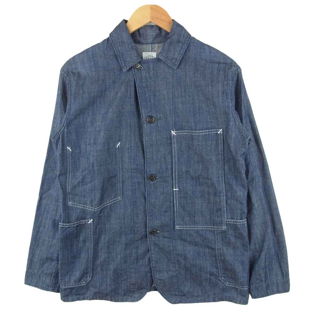 POST OVERALLS ポストオーバーオールズ MATTALINI マッタリーニ ジャケット コットン インディゴブルー系 S【中古】