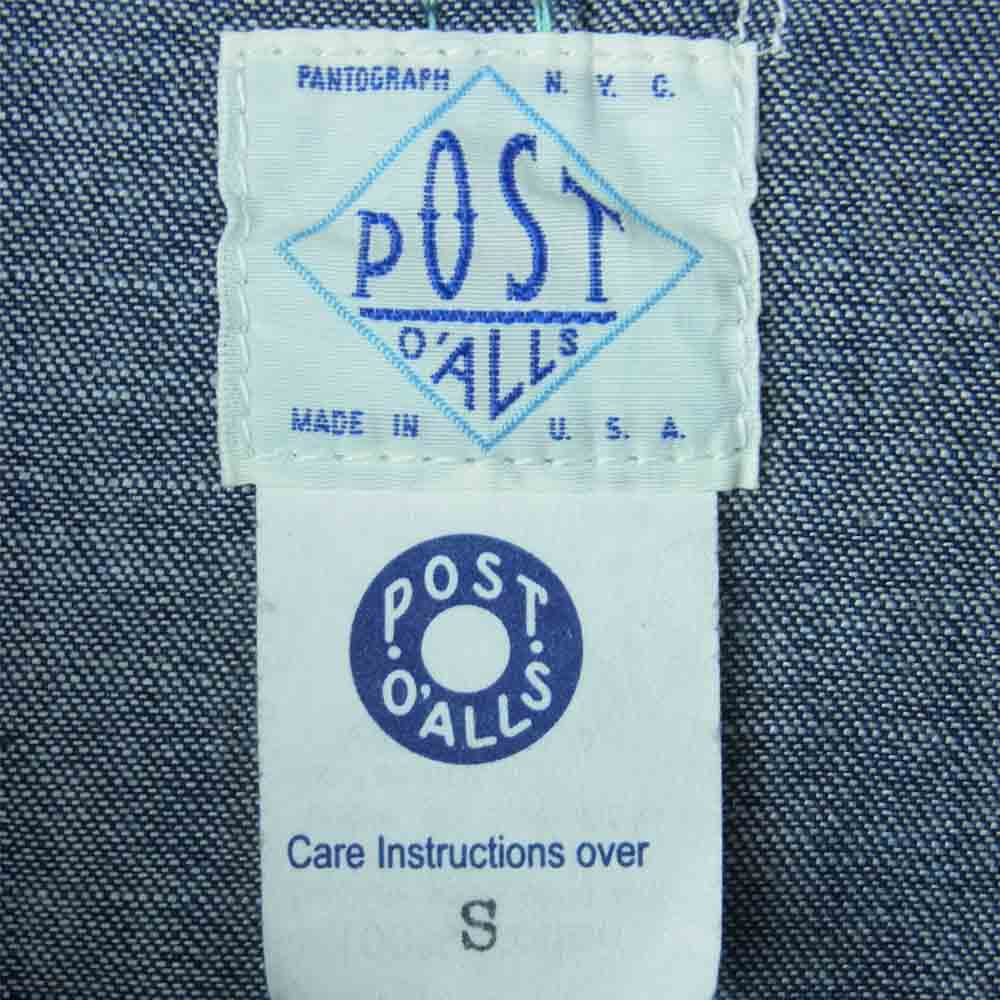 POST OVERALLS ポストオーバーオールズ MATTALINI マッタリーニ ジャケット コットン インディゴブルー系 S【中古】