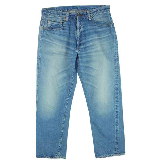 WAREHOUSE ウエアハウス 1105 2ND-HAND USED WASH セコハン ユーズドウォッシュ 加工 デニム パンツ インディゴブルー系 W36【中古】