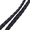 CHROME HEARTS クロムハーツ（原本無） LEATHER BRAID レザー ブレード チェーン シルバー系 ブラック系【中古】
