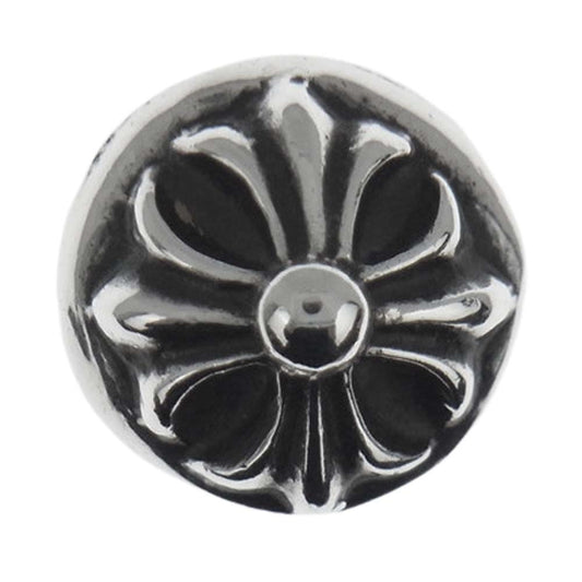 CHROME HEARTS クロムハーツ（原本無） STUD CRSBLL クロスボール スタッド ピアス シルバー系【中古】