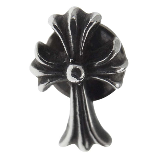 CHROME HEARTS クロムハーツ（原本無） CH CRSS 2 FAT CHクロス ファット スタッド ピアス シルバー系【中古】