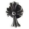 CHROME HEARTS クロムハーツ（原本無） CH CRSS 2 FAT CHクロス ファット スタッド ピアス シルバー系【中古】