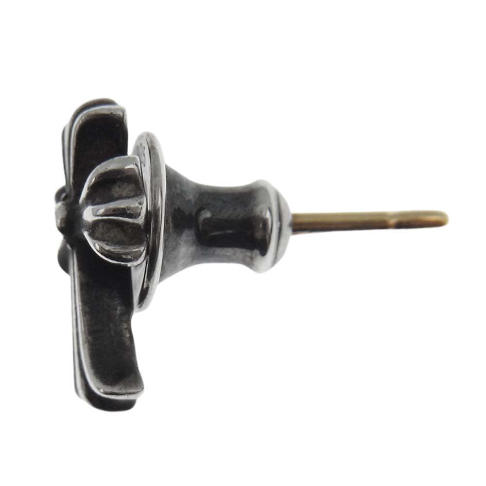 CHROME HEARTS クロムハーツ（原本無） CH CRSS 2 FAT CHクロス ファット スタッド ピアス シルバー系【中古】
