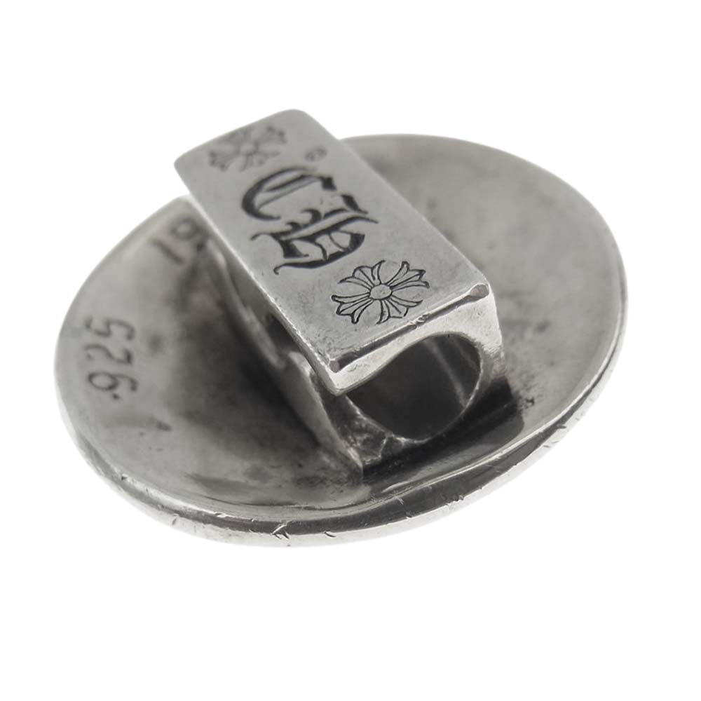 CHROME HEARTS クロムハーツ（原本無） HAIRBAND BSフレア ヘアゴム コンチョ シルバー系【中古】
