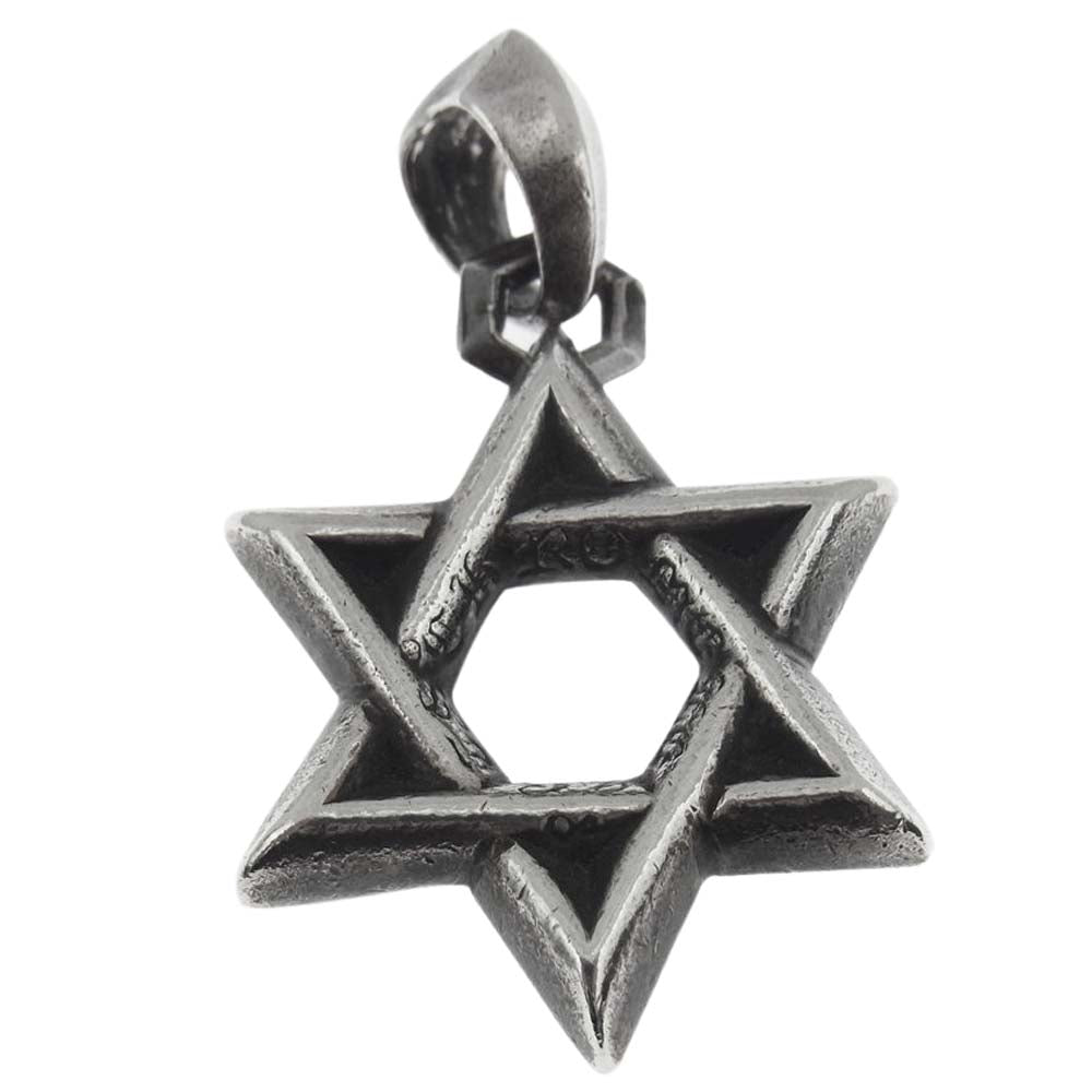 CHROME HEARTS クロムハーツ（原本無） STAR OF DAVID PENDANT スターオブダビデ ペンダントトップ シルバー系【中古】