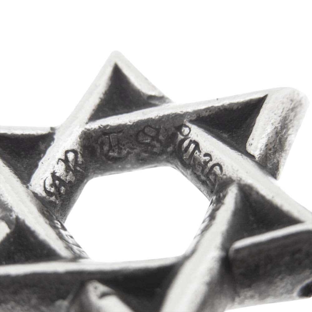 CHROME HEARTS クロムハーツ（原本無） STAR OF DAVID PENDANT スターオブダビデ ペンダントトップ シルバー系【中古】
