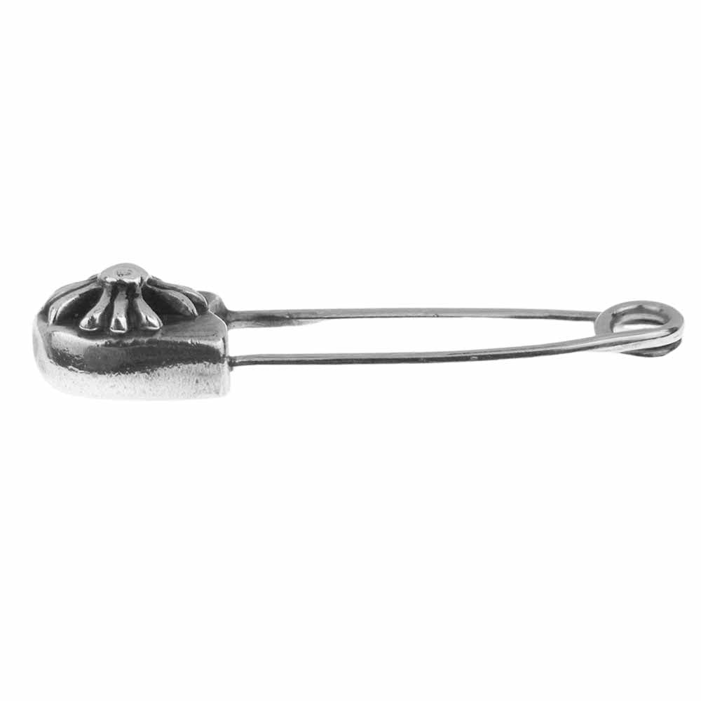 CHROME HEARTS クロムハーツ（原本無） SAFTY PIN SMALL CH PLUS スモール CHプラス セーフティーピン シルバー系【中古】