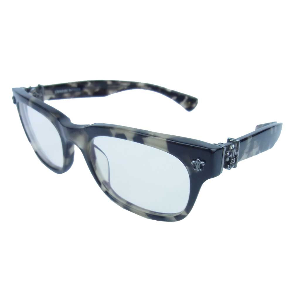 CHROME HEARTS クロムハーツ（原本無） GITTIN ANY? BSフレア テンプル ウェリントン 眼鏡 アイウェア【中古】