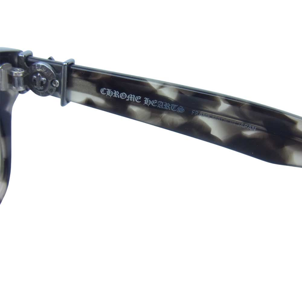 CHROME HEARTS クロムハーツ（原本無） GITTIN ANY? BSフレア テンプル ウェリントン 眼鏡 アイウェア【中古】