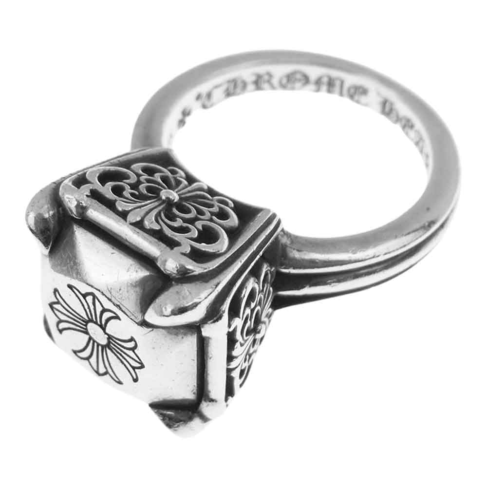 CHROME HEARTS クロムハーツ（原本無） CHプラス バタフライ クロス カクテル リング シルバー系 11.5【中古】