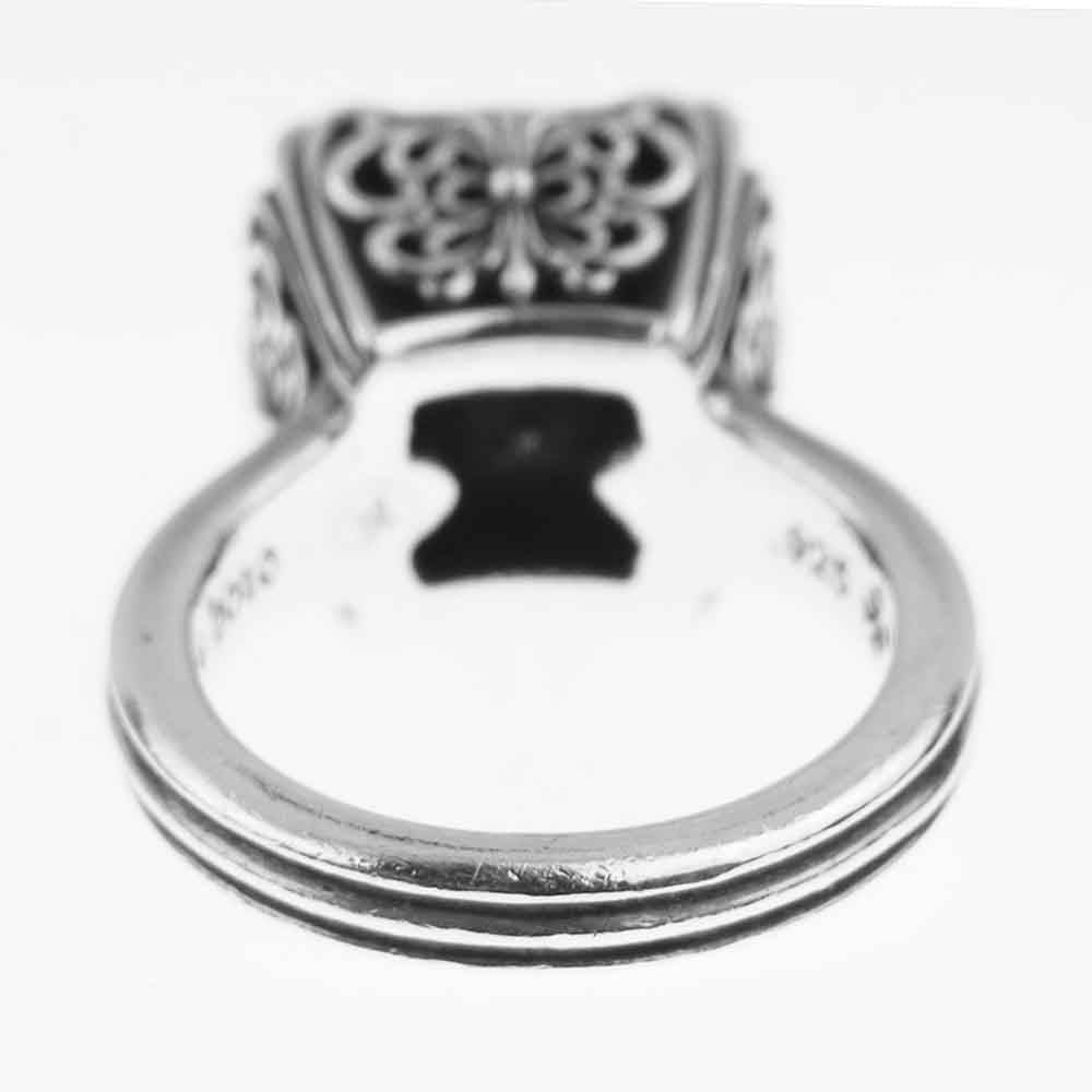 CHROME HEARTS クロムハーツ（原本無） CHプラス バタフライ クロス カクテル リング シルバー系 11.5【中古】