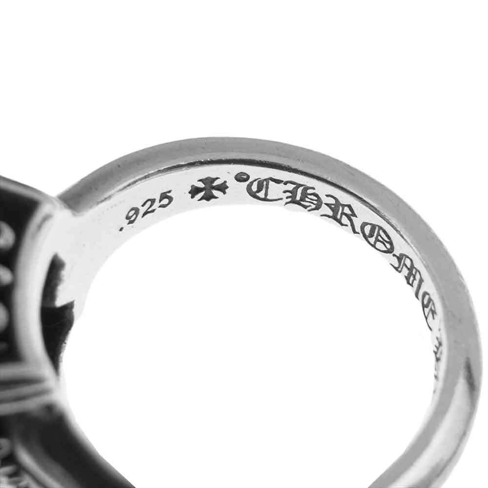 CHROME HEARTS クロムハーツ（原本無） CHプラス バタフライ クロス カクテル リング シルバー系 11.5【中古】
