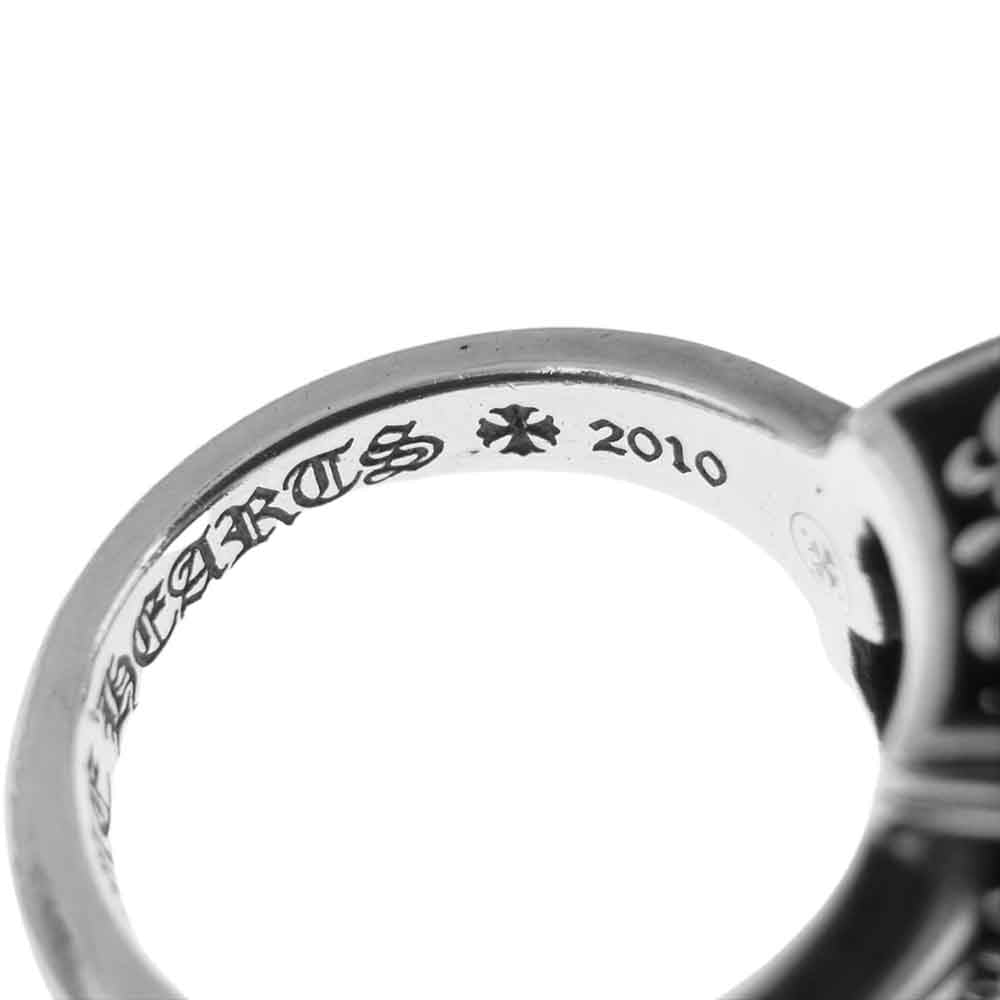 CHROME HEARTS クロムハーツ（原本無） CHプラス バタフライ クロス カクテル リング シルバー系 11.5【中古】