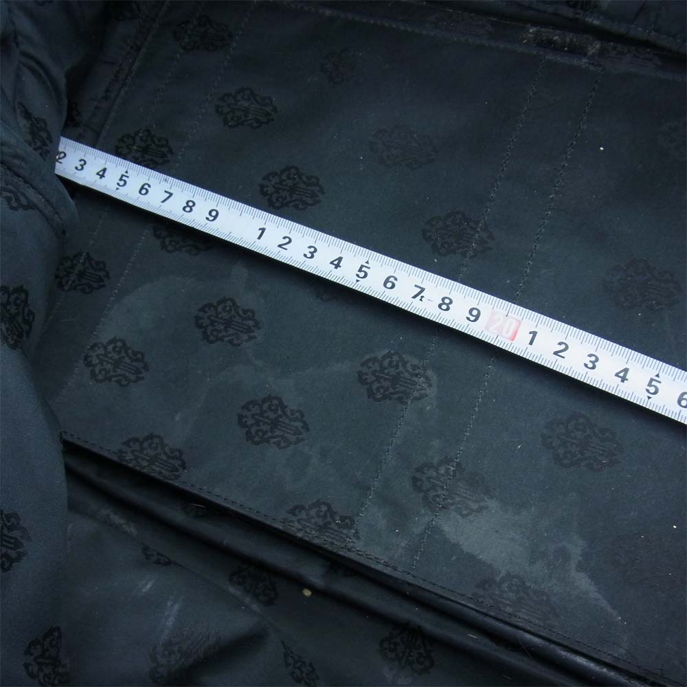 CHROME HEARTS クロムハーツ（原本無） GYM MD ミディアム ジム バッグ クロスパッチ レザー ボストン ブラック系【中古】
