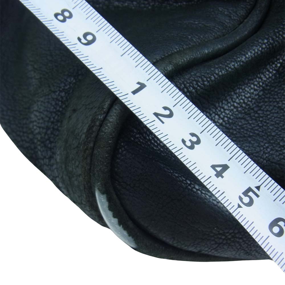 CHROME HEARTS クロムハーツ（原本無） GYM MD ミディアム ジム バッグ クロスパッチ レザー ボストン ブラック系【中古】
