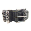 CHROME HEARTS クロムハーツ（原本無） BLT CLT ROLLER 3PC ケルティック ローラー ベルト ブラック系【中古】