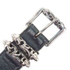 CHROME HEARTS クロムハーツ（原本無） BLT CLT ROLLER 3PC ケルティック ローラー ベルト ブラック系【中古】