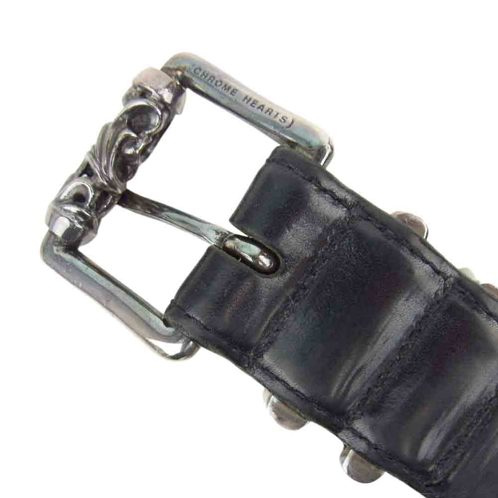 CHROME HEARTS クロムハーツ（原本無） BLT CLT ROLLER 3PC ケルティック ローラー ベルト ブラック系【中古】