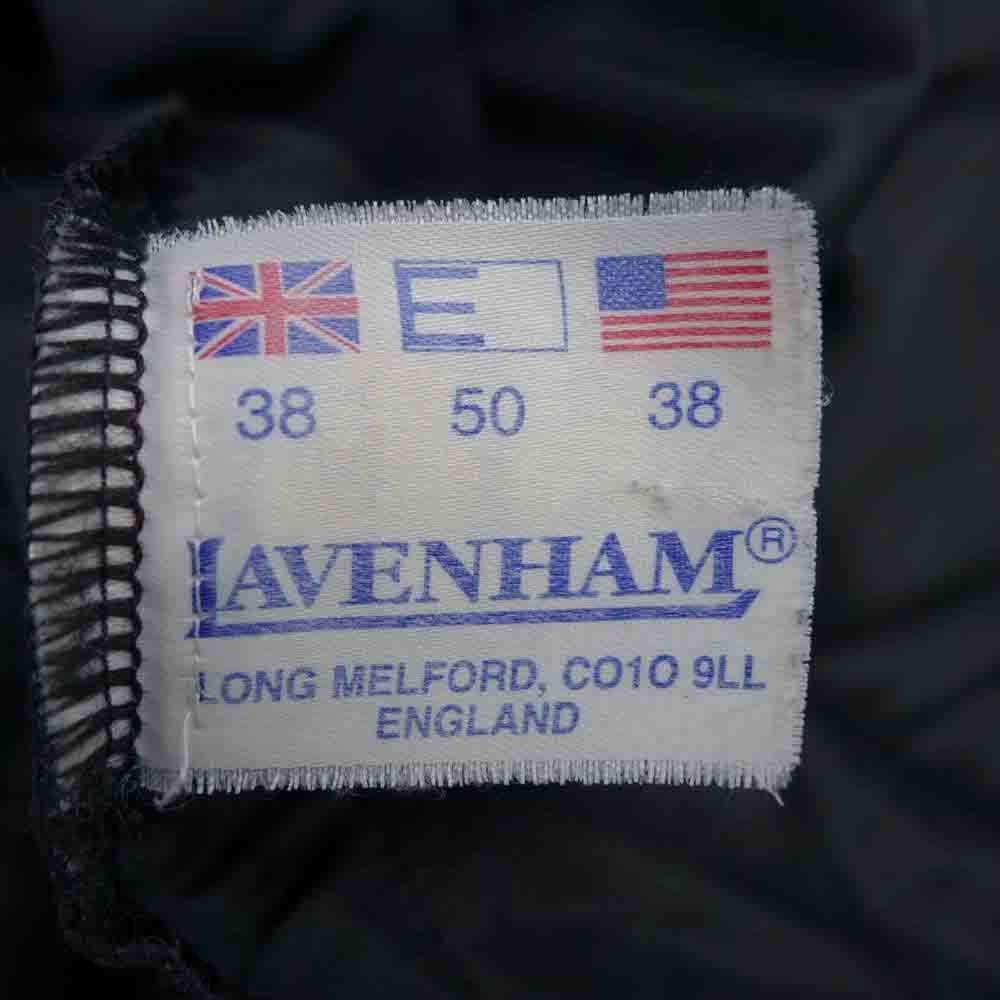LAVENHAM ラベンハム キルト ジャケット ブラック系 38【中古】