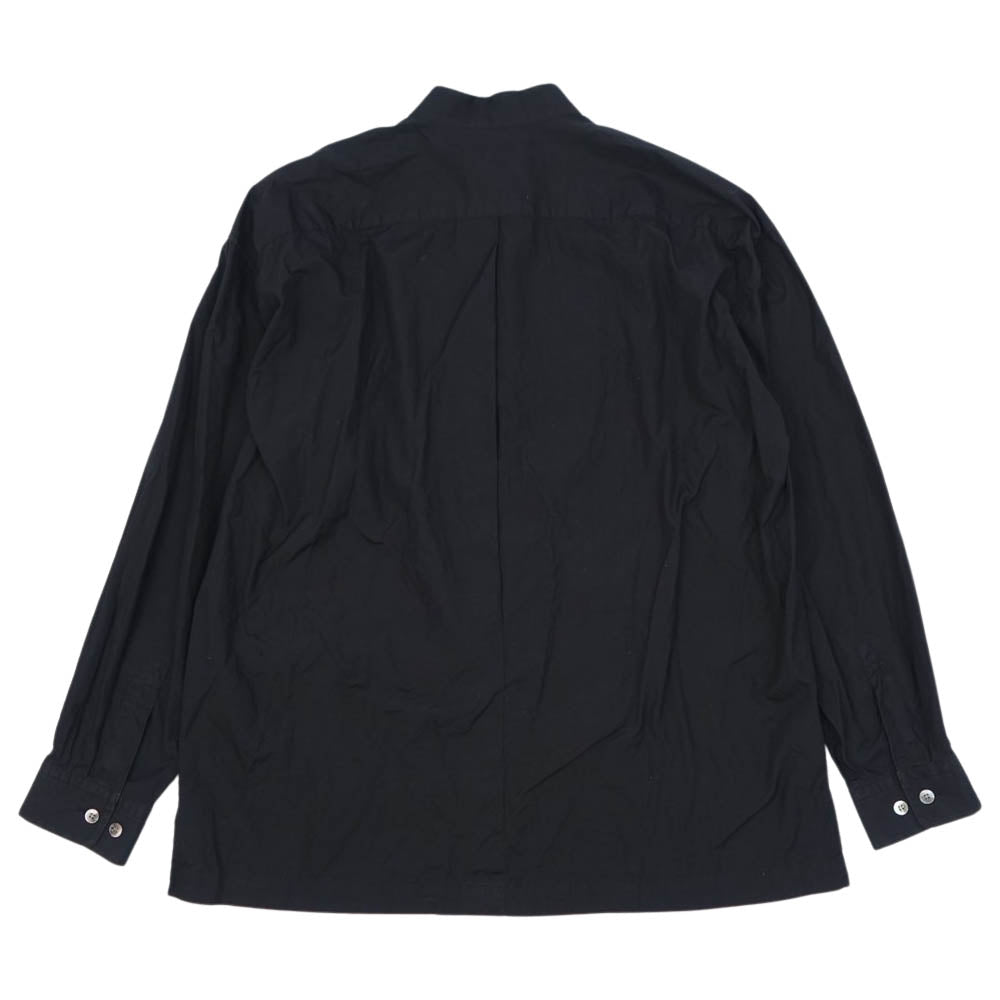 ISSEY MIYAKE イッセイミヤケ スタンドカラー バンドカラー ブラック系 M【中古】
